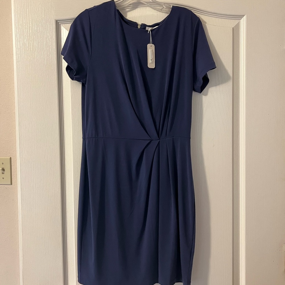 Elegant Navy Blue Dress